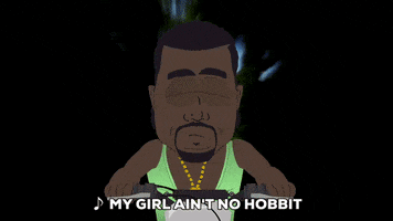 kanye west singing GIF by South Park 