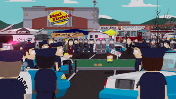 butters stotch cops GIF by South Park 