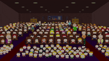 kids crowd GIF by South Park 