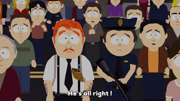 police crowd GIF by South Park 