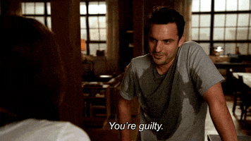you're guilty jake johnson GIF by New Girl