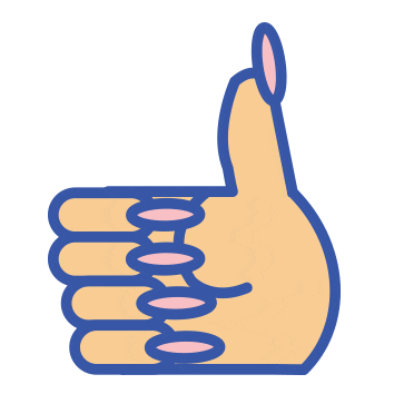 awesome thumbs up Sticker by Bow & Drape