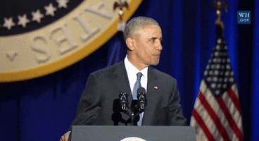Barack Obama Mic Drop GIF by Obama