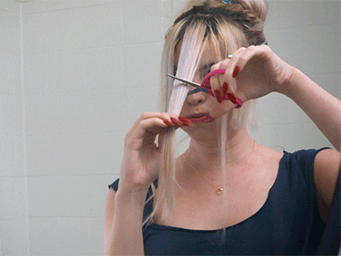 Moment Of Truth Haircut GIF by HelloGiggles - Find & Share on GIPHY