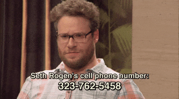 seth rogen cell phone GIF by The Eric Andre Show