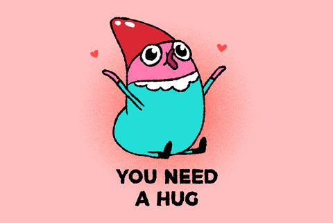 Get Well Soon Hug GIF by GIPHY Studios Originals