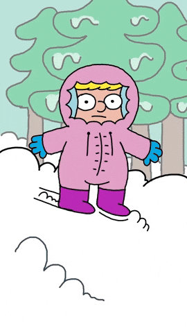 Hungry Snow Day GIF by Cartuna