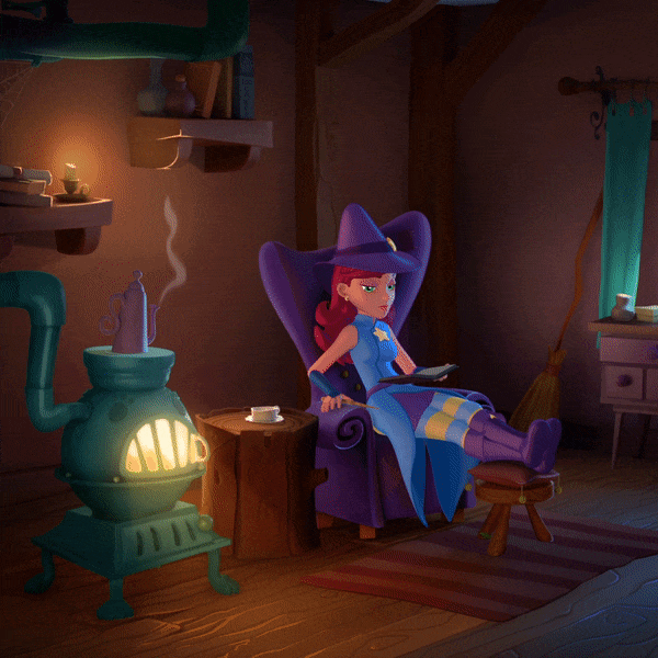 bubble shooter stella the witch GIF by Bubble Witch