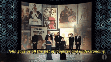 anthony michael hall john game us all the gift of laughter and understanding GIF by The Academy Awards