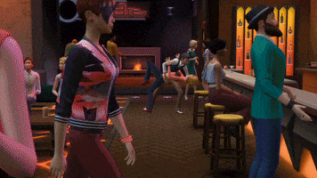 Flirty Kiss GIF by The Sims