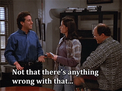 Not That There'S Anything Wrong With That Seinfeld GIF by myLAB Box - Find  & Share on GIPHY