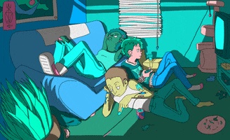 Bored Animation GIF by Elle
