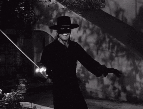 Zorro meme gif
