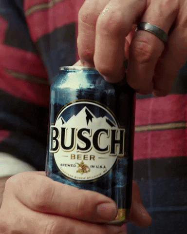 Crack Open Busch Beer GIF by Busch