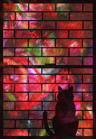 glitch cats GIF by PEEKASSO