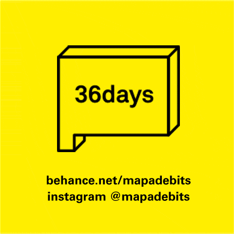mapadebits 36daysoftype 36daysoftype03 mapadebits vic reyes GIF