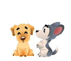 Dog Love Sticker by Chummy Chum Chums
