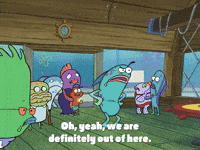 Fish Sad About Spongebob Squarepants's Death GIF