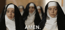 Pray Aubrey Plaza GIF by The Little Hours Movie