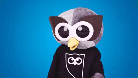 mascot looking GIF by Hootsuite