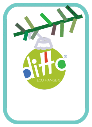 ditto christmas recycling ecology ditto Sticker