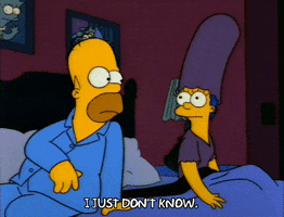 Pondering Season 3 GIF by The Simpsons