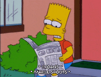 Sad Bart Simpson Gif Find Share On Giphy