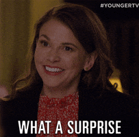 sutton foster surprise GIF by YoungerTV