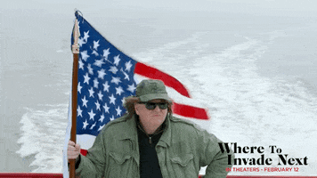 Michael Moore America GIF by Michael Moore's WHERE TO INVADE NEXT