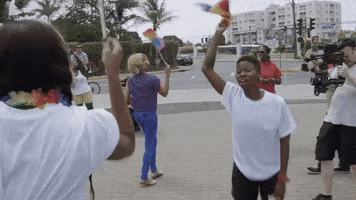 dance dancing GIF by GAYCATION with Ellen Page and Ian Daniel