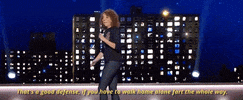 Michelle Wolf Thats A Good Defense If You Have To Walk Home Alone Fart The Whole Way GIF by Night of Too Many Stars HBO