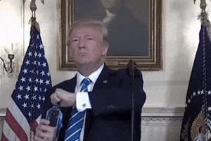 Donald Trump Water GIF