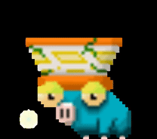 Water Pig GIF