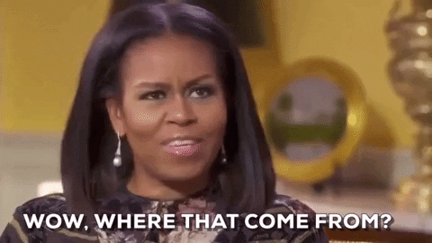Confused Michelle Obama GIF by Obama - Find & Share on GIPHY