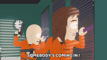 scared lights GIF by South Park 