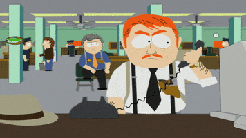 angry office GIF by South Park 