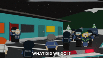 hotel arrest GIF by South Park 