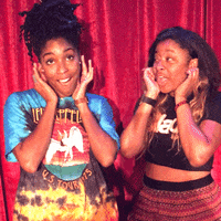 Jessica Williams Listening GIF by 2 Dope Queens Podcast