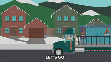 excited trucking GIF by South Park 