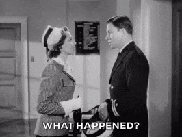 what happened GIF by Warner Archive