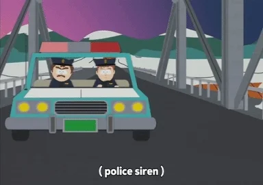 police bridge GIF by South Park
