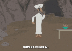 cave osama GIF by South Park 