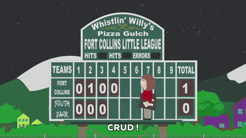 disappointed baseball GIF by South Park 