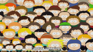 crowd of people applause GIF by South Park 