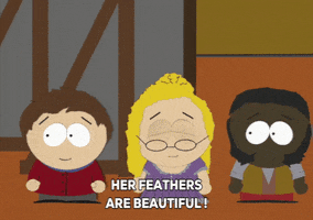 staring token black GIF by South Park 