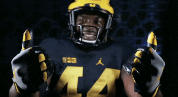 Come College Football GIF by Michigan Athletics