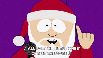talking santa claus GIF by South Park 