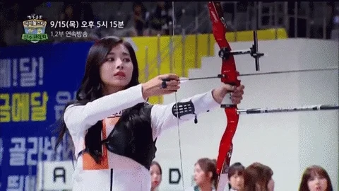 bow and arrow archery GIF