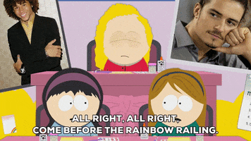 orlando bloom girls GIF by South Park 