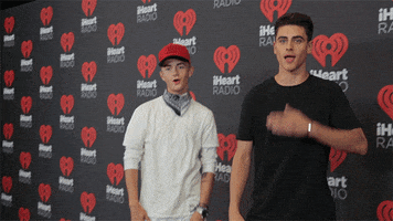 Jack And Jack Blow Kiss GIF by iHeartRadio